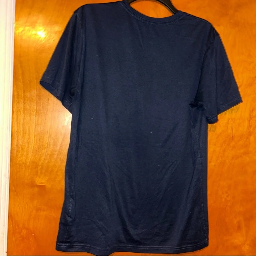 Adult Nike Jordan navy dri fit Georgetown Hoyas performance Tshirt size M medium
